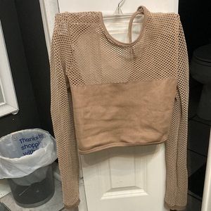 Fish net crop top